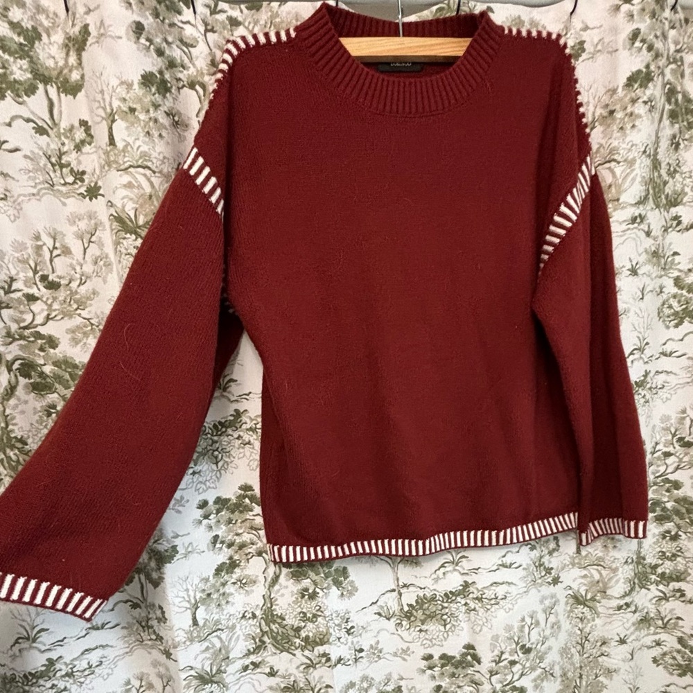 Maroon Crew Neck Sweater